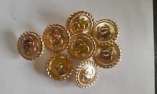 Set of 8 Chanel Buttons 
