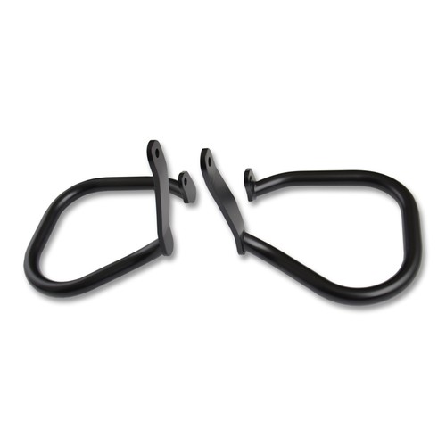 Black rear crash bars - black,