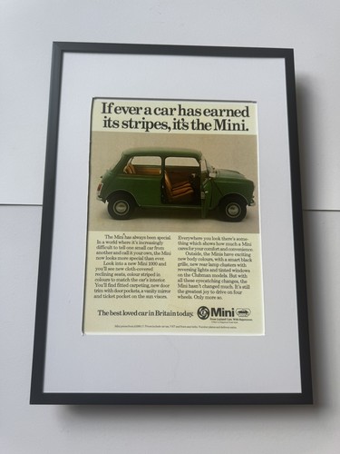 New framed 1970s classic mini - classic,