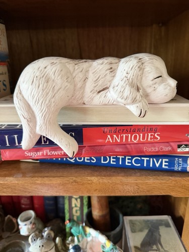 Vintage ceramic spaniel dog - vintage,
