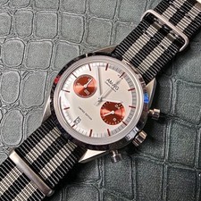 AMWG Houson Red Moon Chronograph Wrist Watch - VK64 Movement - Speedy Style