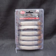 Vintage Hiatt Hardware Elite Knobs & Handles Dimple Pull Handles 9.6cm Pack of 6