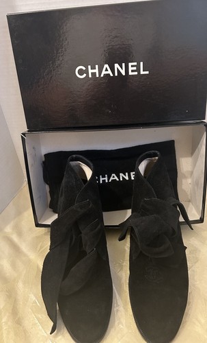 Vintage chanel black - chanel, suede