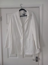 White Oversized Blazer Size 20