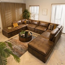 Large 6 Seater Modular U-Shape