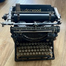 Antique Underwood Typewriter No 5 Early 1900 VGC