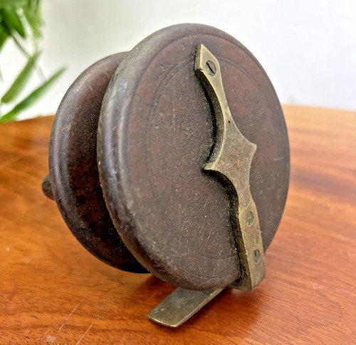Wooden brass fishing - &,
