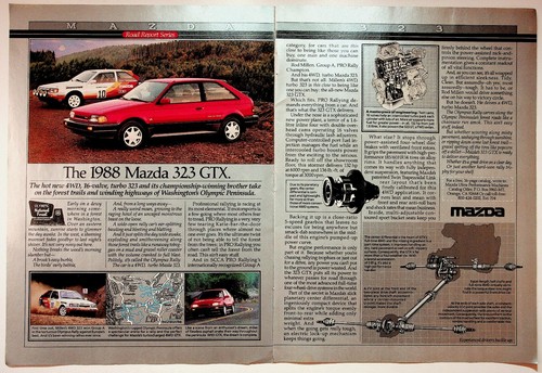 1988 mazda 323 - 323, vintage