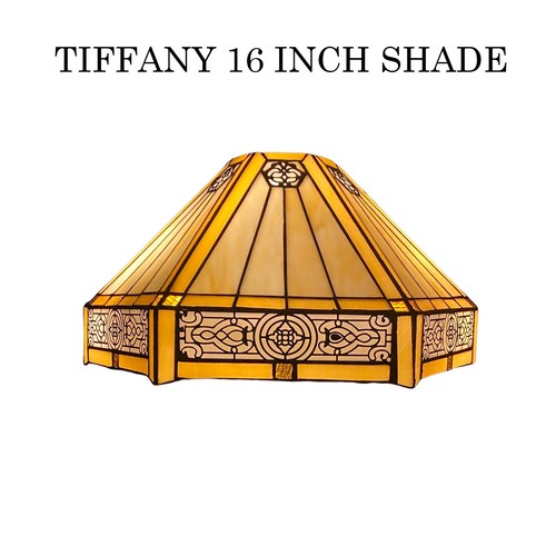 Hexagon tiffany style stained - hexagon,