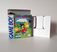 Bart Simpsons Escape From Camp Deadly UKV Nintendo Game Boy Empty  Box & Tray