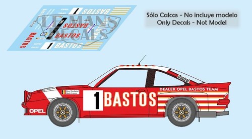 Decals opel manta 400 - decals,