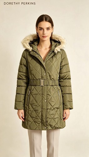 Dorothy perkins khaki belted - dorothy,