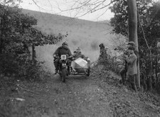 Norton and sidecar ridden by