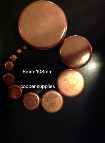 Copper end feed - copper, caps