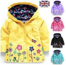 Baby Children Boys Girls School Winter Rain Waterproof Outerwear Coat Jacket
