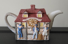 'The Lord Nelson' Staffordshire Fine China Pub Teapot by Christopher Wren