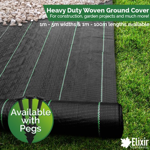 Heavy duty woven weed - weed, control