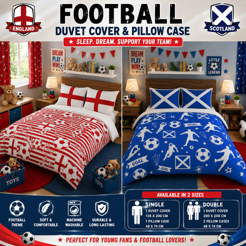 Football duvet cover set - duvet,