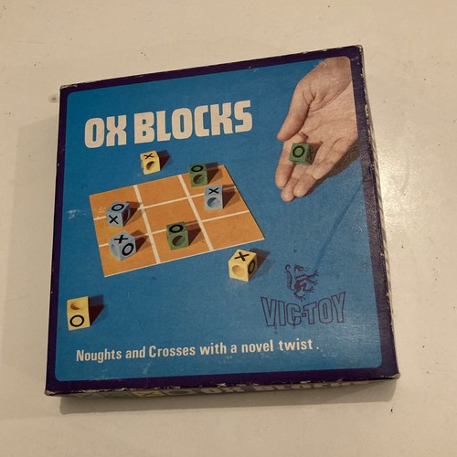 Vintage blocks game victoy - ox,