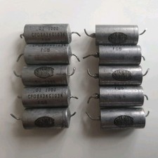 JOBLOT 10 x SANGAMO 0.01uF 1000v  PAPER IN OIL PIO CAPACITOR VITAMIN Q TYPE