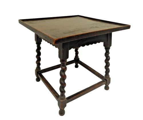 Antique wooden oak barley - oak,