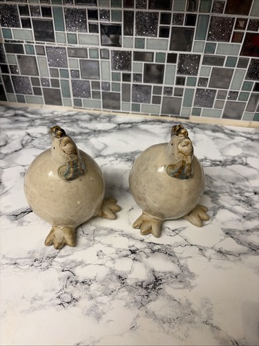 Pair ceramic chicken - of,