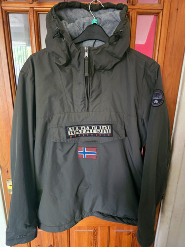 Napapijri men green hooded - napapijri,