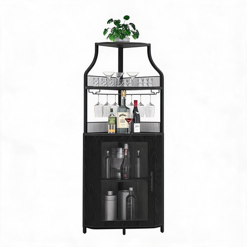 Corner wine rack drinks - wine,