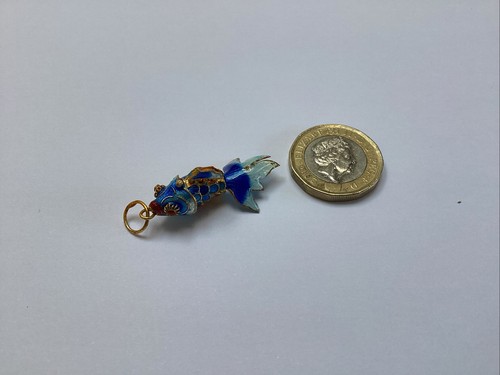 Vintage articulated koi fish - articulated,