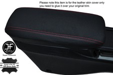 RED STITCH ARMREST LID LEATHER