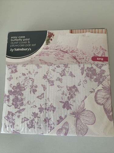 Purple butterfly print - butterfly, king