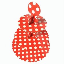 3-Tier Cupcake Stand Disposable Cardboard for Birthday Party Wedding By Kraftz