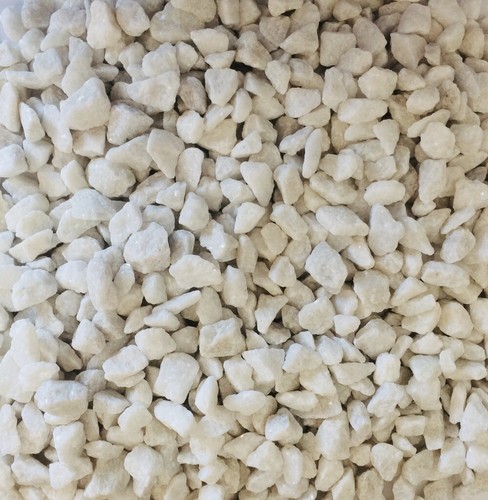 White decorative stone - white,