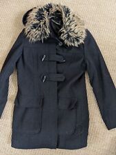 Laura Ashley Wool Hooded Duffle Coat,  Size 14, Very Good Condition