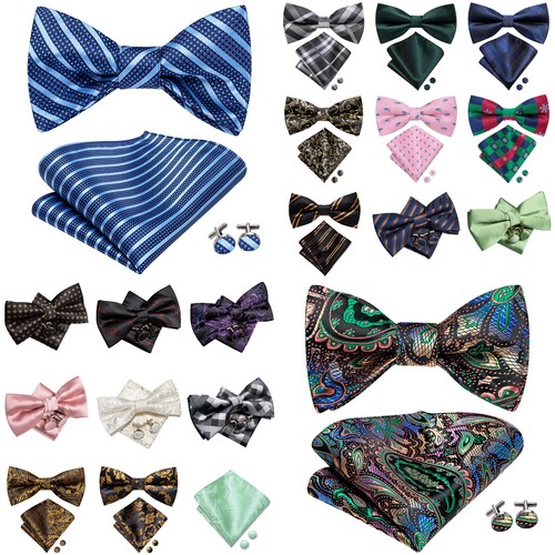 Mens pattern bow tie self - mens,