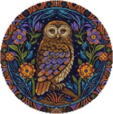 Night Owl Cross Stitch Kit ~