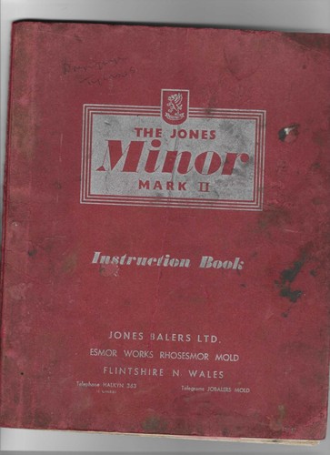 The jones minor - 'minor', baler