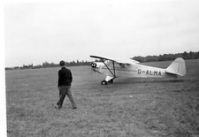 G-ALMA Piper J3-90 Cub at Denham Airport 1955 Genuine photo 