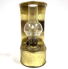 Vintage Antique Brass Ship Oil