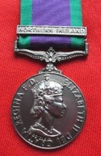 MEDALS - NORTHERN IRELAND GENERAL SERVICE MEDAL. GSM. FULL SIZE.