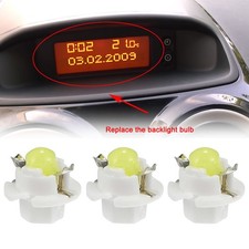 3Pcs LED Bulbs LCD MFD Clock