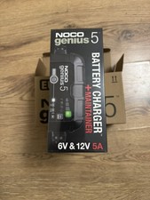 Noco GENIUS5EU 5A Car Battery Charger 12V Portable Smart Charger 