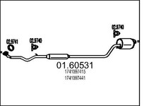 Mts 01.60531 Muffler Exhaust