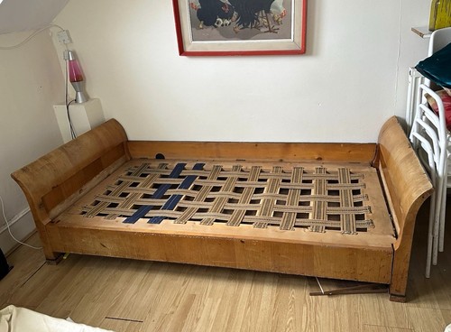 Antique oak daybed - antique,