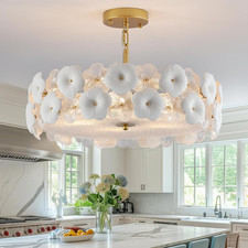 Gold chandelier ceramic and - chandelier,