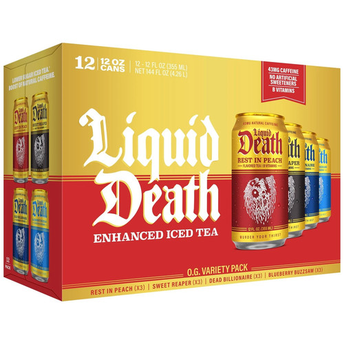 Liquid death iced tea o - tea, o.g