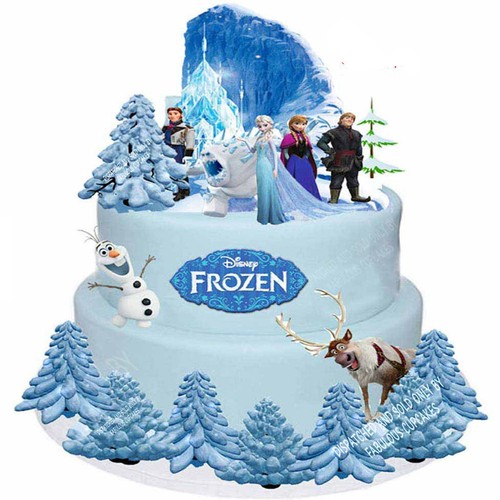 Frozen cake party set - frozen,
