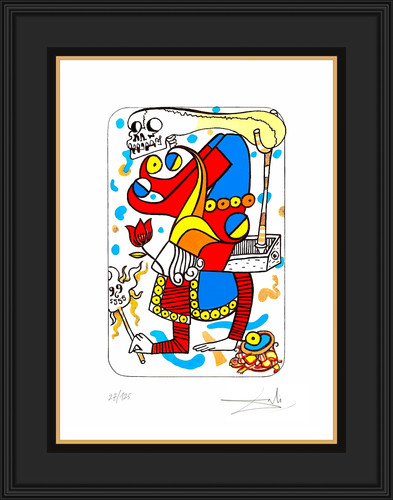 Dali the joker from - the, playing