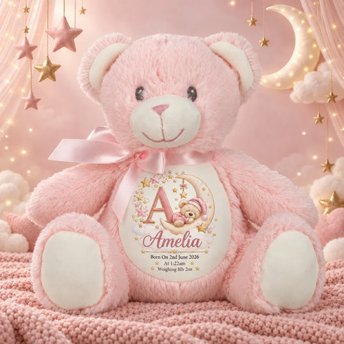Personalised teddy bear - personalised,