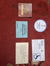 TOTTENHAM HOTSPUR V DERBY COUNTY 1996/1997 GROUND PASS TICKET